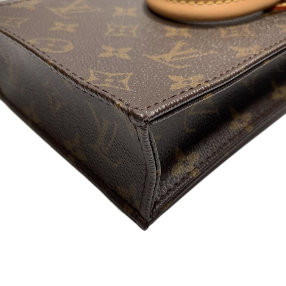 Petit Sac Plat Shoulder Handbag Monogram Canvas - Picture 8 of 11